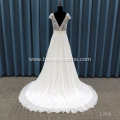 Designer Luxury White Pearl Lace Sequins Maxi Women Ball wedding gowns 2021 bridal